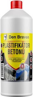 Plastifikátor betonů přísada do betonu 1l DEN BRAVEN