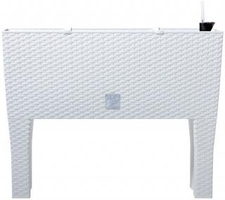 Plastové samozavlažovací truhlíky Rato Case High bílý 80 x 33 cm