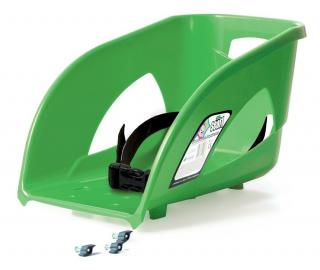 Sedátko SEAT 1 pro dětské sáňky TATRA a BULLET zelené
