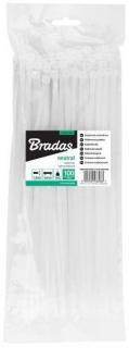 Stahovací pásky BRADAS NEUTRAL 2,5 x 100 mm transparentní 100 ks