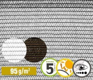 Stínící tkanina TENAX SOLEADO GLAM 84% (100 g/m2) šedá 2 x 10 m