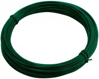 Vázací drát Zn + PVC 24 m zelený 1,4 mm Pilecký