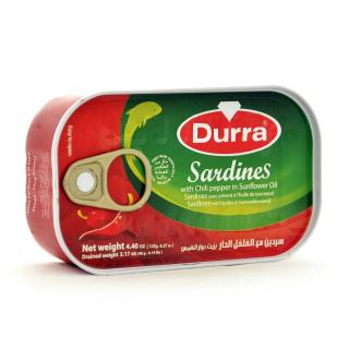 pálivý sardinky, Durra