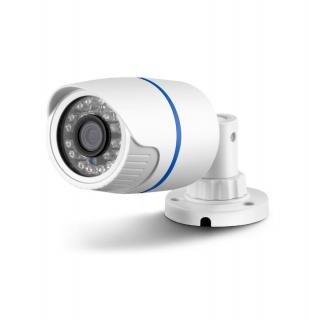 1080P FullHD 2.0Mpx Bezpečnostní Venkovní IP kamera RJ-45 ONVIF bílá (Kompaktní venkovní IP kamera s nočním viděním a vysokým rozlišením FullHD 1080P)