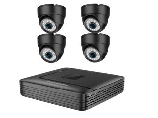 HD+ 960P PoE Digitální Vnitřní IP kamerový set se záznamem 320GB (Kompletní kamerový set 4 bezpečnostních vnitřních IP kamer s vysokým HD+ 960P rozlišením a POE adaptéry pro napájení přes UTP kabel.)