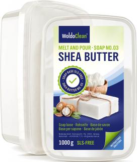 Glycerinové mýdlo s bambuckým máslem, bez SLS 1kg