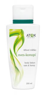 Atok Tělové mléko Oves-konopí 200 ml