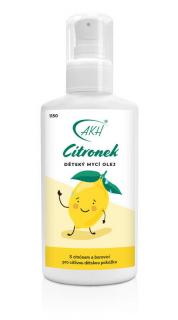 KH - CITRONEK Dětský mycí olej 100 ml