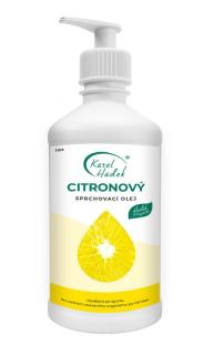 KH - CITRONOVÝ Sprchovací olej 500 ml s dávkovačem