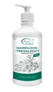 KH - MANDLOVO-TŘEZALKOVÝ Masážní olej 500 ml s dávkovačem