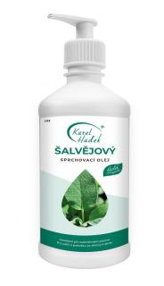 KH - ŠALVĚJOVÝ Sprchovací olej 500 ml s dávkovačem