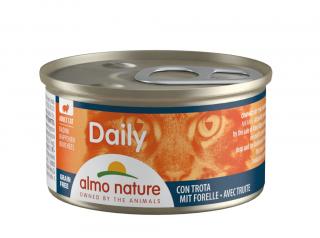 Almo Nature Daily Menu WET CAT - Kousky se pstruhem 85g