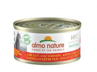 Almo Nature HFC Natural - Kuře a krevety 70g