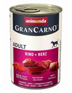 Animonda Grancarno Adult hovězí + srdce 400g