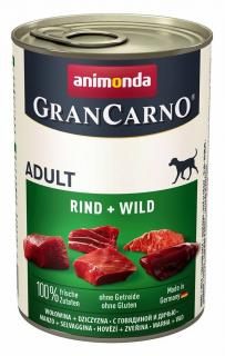 Animonda Grancarno Adult hovězí + zvěřina 400g