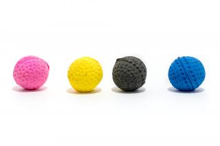 Balení pěnových golfových míčků pro kočku, 4 ks (4 cm)
