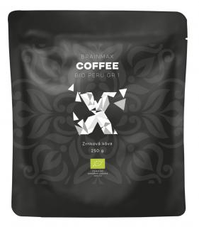 BrainMax Coffee - Káva Peru Grade 1 BIO, 250g - Zrno