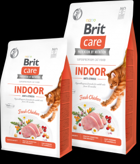 Brit Care Cat Grain-Free Indoor Anti-stress  0,4 kg balení: expirace 9.10. 2023 0,4 kg