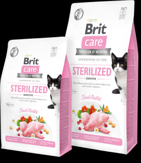 Brit Care Cat Grain Free Sterilized Sensitive  0,4 kg balení: expirace 9.11.2023 0,4 kg
