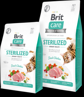 Brit Care Cat Grain Free Sterilized Urinary Health 2 kg