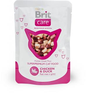 Brit Care Cat kuřecí + kachní – 80 g