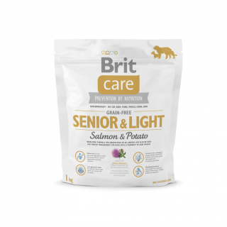 Brit Care Grain-free Senior&Light Losos & Brambor – 1 kg