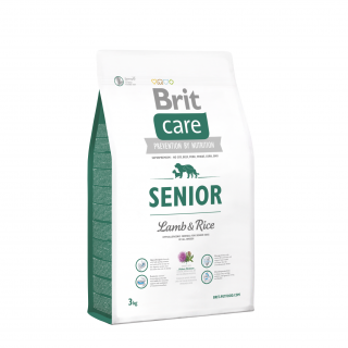 Brit Care Senior Jehněčí & Rýže – 3 kg