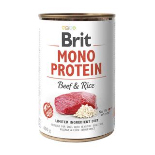 Brit Dog Mono Protein Beef & Brown Rice konzerva 400g