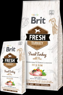Brit Fresh Turkey & Pea Adult Fit & Slim 12 kg