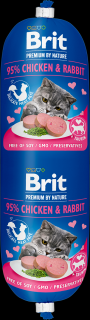Brit Premium Cat by Nature Sausage Chicken&Rabbit - 180g