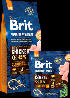 Brit Premium Dog by Nature Senior S+M 3 kg