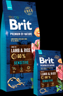 Brit Premium Dog by Nature Sensitive Lamb 1 kg