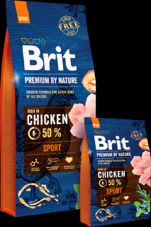 Brit Premium Dog by Nature Sport 15 kg