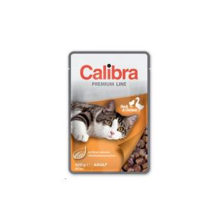Calibra Cat kapsička Premium Adult Duck & Chicken 100g