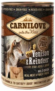 Carnilove Wild Meat Venison & Reindeer konzerva - 400 g