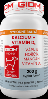 Giom Kalcium - 180 tablet (+20% zdarma)