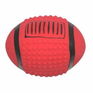 Gumový pískací rugby míč (12 cm)