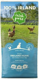 Irish Pure Junior Freiland-Huhn kuře se zeleninou a kelpou 1,5 kg
