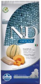 N&D Ocean Dog GF Puppy M/L Codfish & Pumpkin & Melon 12 kg