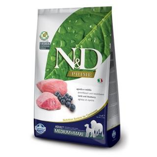 N&D Prime Dog Adult M/L Lamb & Blueberry 12 kg