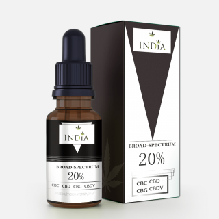 India CBD 20% olej 10ml Full Spectrum