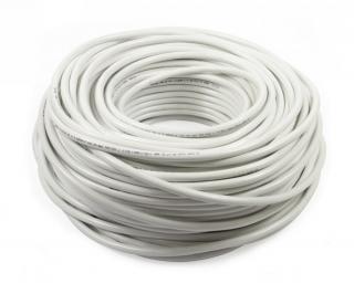 Kabel 3x2,5mm bílá barva - 1m