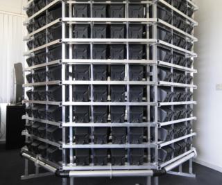 PI Rack,vertical grow systém-350 rostlin