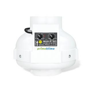 Ventilátor Prima Klima PK125-TC 400m3/h regulátor + termostat
