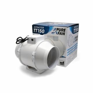 Ventilátor Pure Fan TT 150, 405/520m3/h dvourychlostní
