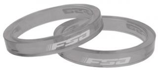 FSA Polycarbonate headset 5 mm spacer Grey - hlavové složení