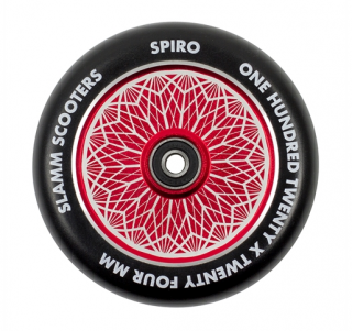 Slamm - Spiro Hollow Core Red 120 mm kolečka (1ks)