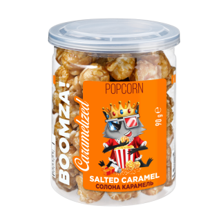 Boomza karamelizovaný popcorn s příchutí slaného karamelu 90g