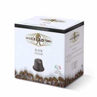 Miscela d´Oro káva v kapslích Espresso Black Armonia 10x5g