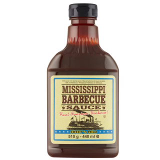 Mississippi BBQ jemně sladká grilovací omáčka 510g